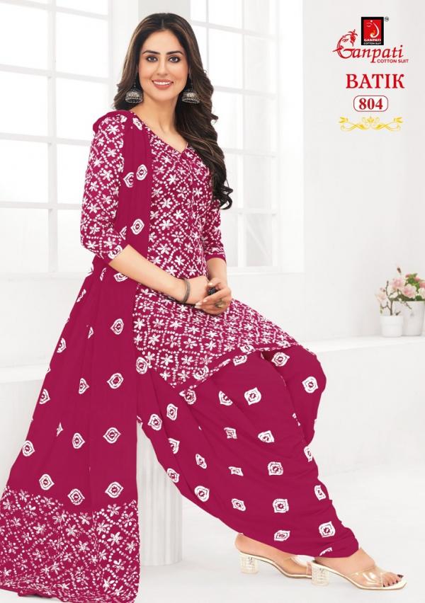 Ganpati Batik Patiyala Vol-8 – Dress Material